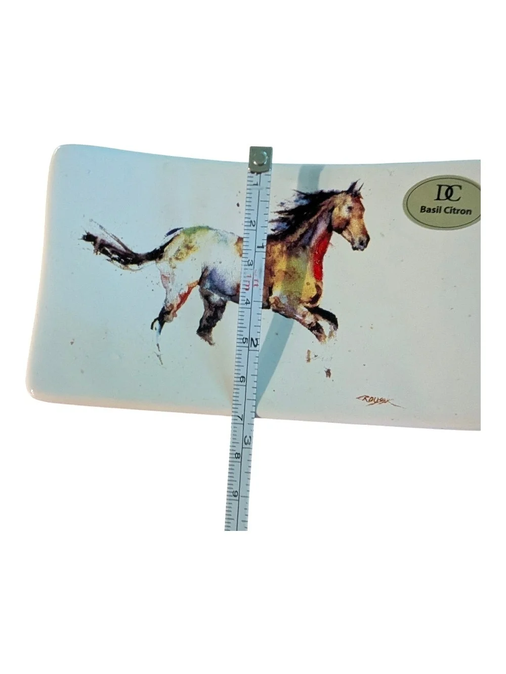 Horse Art Ceramic Soap Dish